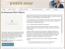 Tablet Screenshot of josephassaf.com.au